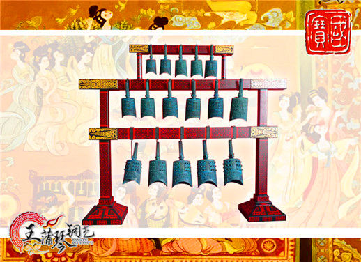 16件套系編鐘、編磬、特鐘、特磬，堂廟祭典用品